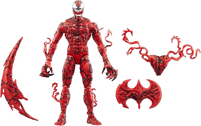 MARVEL Legends Series - Carnage - Comics 6"" Collectible Figure, 15 cm, Red, F9090 - Figurio