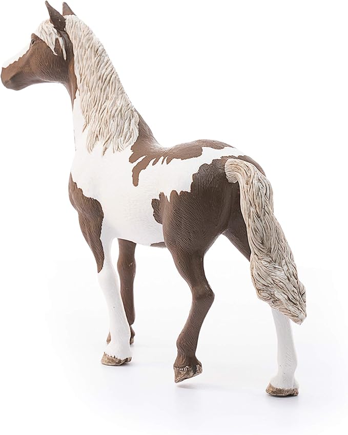 Schleich Horse Club Paint Horse Gelding Figurine - Detailed Horse Toy with Spotted Pattern, Durable for Education and Imaginative Play for Boys and Girls, Gift for Kids Ages 5+ - Figurio