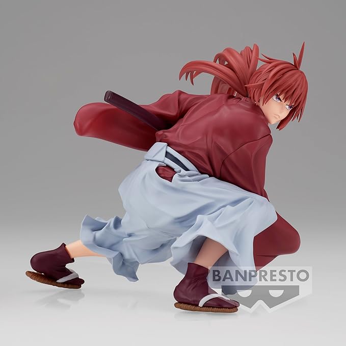 Banpresto - Rurouni Kenshin - Kenshin Himura, Bandai Spirits Vibration Stars Figure - Figurio