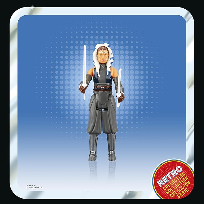 STAR WARS Retro Collection Ahsoka Tano, Ahsoka 3.75-Inch Collectible Action Figures, Ages 4 and Up - Figurio