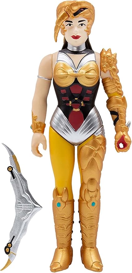 Super7 Mighty Morphin Power Rangers Scorpina - 3.75" Power Rangers Action Figure with Accessory Classic TV Show Collectibles and Retro Toys - Figurio