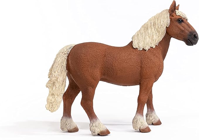 Schleich Farm World Horse Toy for Girls and Boys Ages 3+, Belgian Draft Horse, 4.6 inch - Figurio