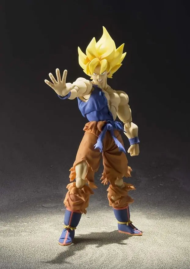 Bandai Tamashii Nations Dragon Ball Z Super Saiyan Goku Super Warrior Awakening S.H. Figuarts Action Figure - Figurio