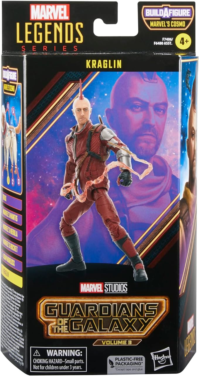 Marvel Legends Series Kraglin, Guardians of The Galaxy Vol. 3 6-Inch Collectible Action Figures, Toys for Ages 4 and Up - Figurio