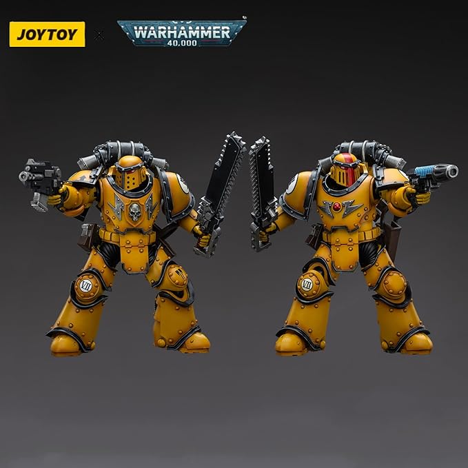 JOYTOY Warhammer 40,000 1/18 Action Figure Imperial Fists Legion MkIII Despoiler Squad 2PCS Collection Model Christmas Birthday Gifts - Figurio