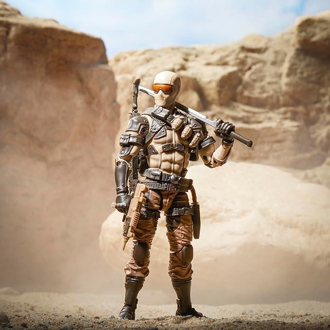 G.I. Joe Classified Series Desert Commando Snake Eyes, Collectible G.I. Joe Action Figures, 92, 6-Inch Action Figures for Boys & Girls, with 9 Accessories - Figurio