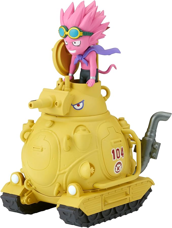 Banpresto - Sand Land - Sand Land Royal Army Tank Corps No. 104, Bandai Spirits Mega World Collectable Figure - Figurio