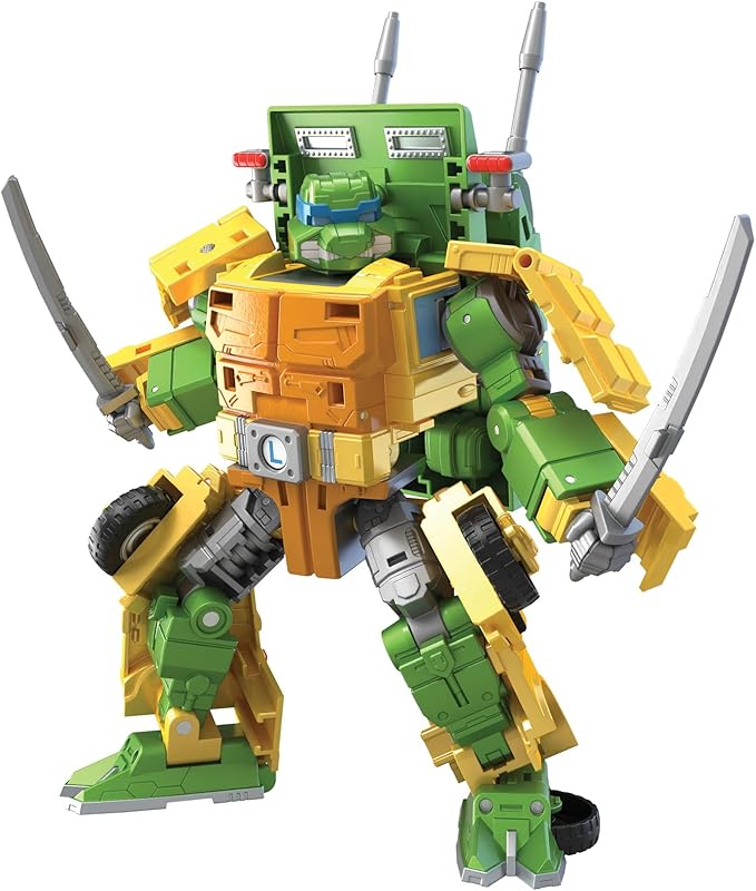 Transformers Collaborative Teenage Mutant Ninja Turtles x Toy Party Wallop, 7-inch Action Figure, 8+ - Figurio