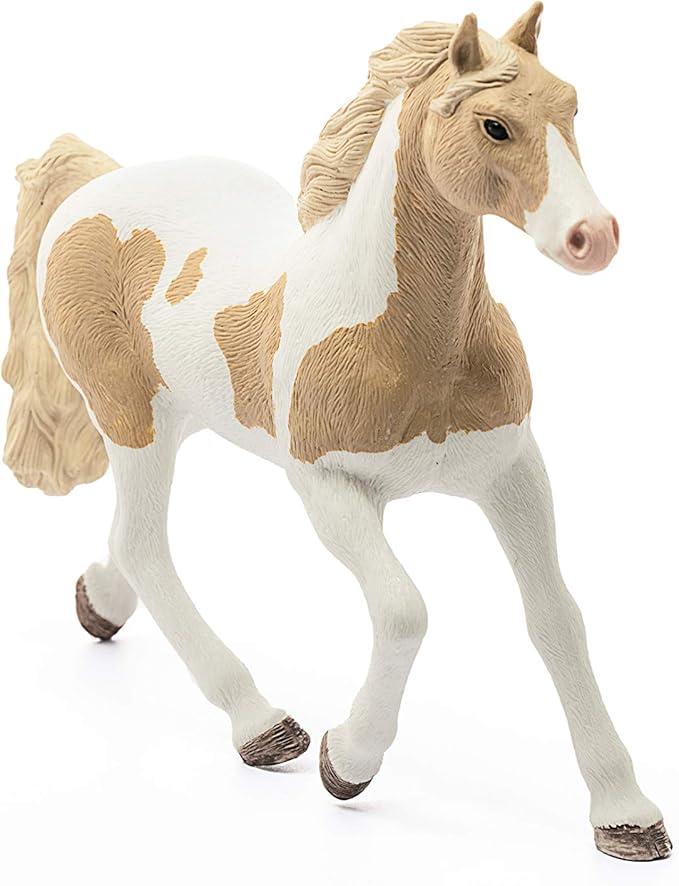 Schleich Horse Club, Realistic Horse Toys for Girls and Boys Paint Horse Mare Spotted Horse Toy, Ages 5+ - Figurio