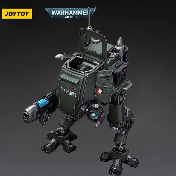 JOYTOY Warhammer 40K Action Figure Astra Militarum Cadian Armoured Sentinel Collection Anime Model 1/18 for Unisex, Adult, Christmas, Birthday Gift - Figurio