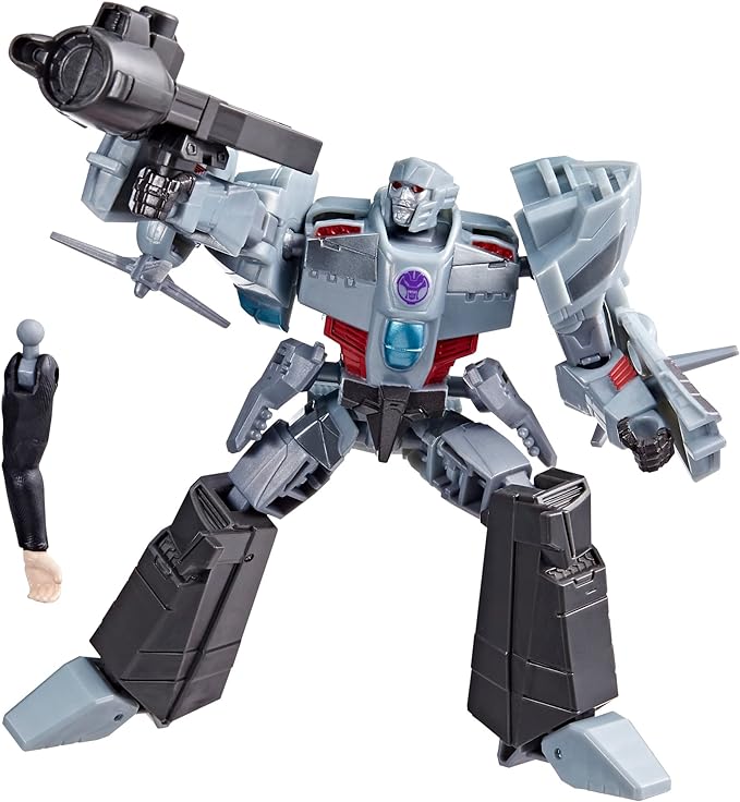 Transformers Toys EarthSpark Deluxe Class Megatron Action Figure, 5-Inch, Robot Toys for Kids Ages 6 and Up - Figurio