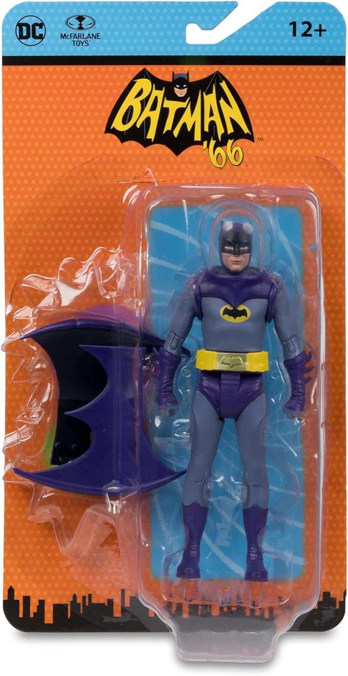 McFarlane Toys - DC Retro Space Batman (Batman 66' Comic) 6in Action Figure - Figurio