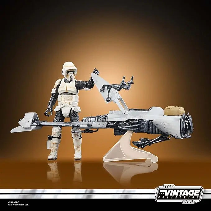 STAR WARS The Vintage Collection Speeder Bike, Scout Trooper & Grogu, The Mandalorian 3.75-Inch Vehicle & Action Figures, Ages 4 and Up - Figurio