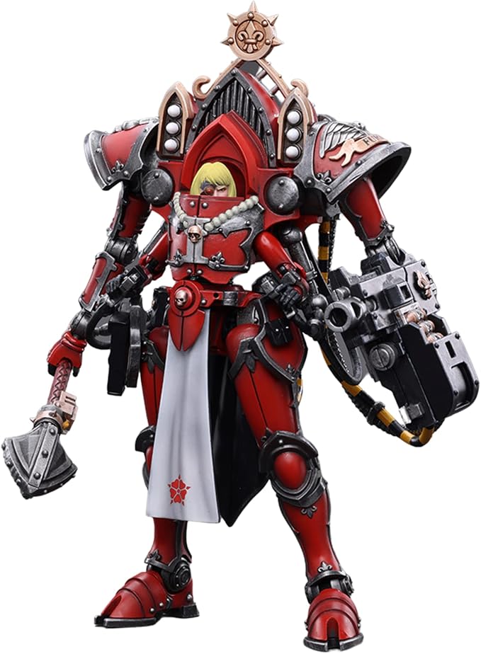 JOYTOY 1/18 Warhammer 40,000 Action Figure Adepta Sororitas Paragon Warsuit Sister Merewal Collection Model - Figurio