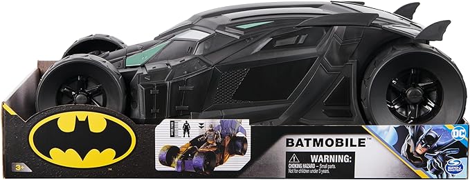 DC Comics, Batmobile, 12-inch Batman Toy Car, Collectible Toys for Boys and Girls Ages 4+ - Figurio