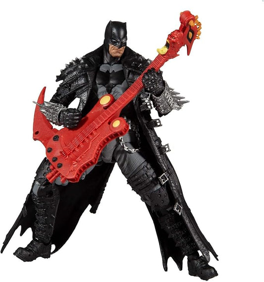 McFarlane Toys - DC Multiverse Dark Nights: Death Metal Batman 7" Action Figure with Build-A 'Darkfather' Parts and Accessories - Figurio