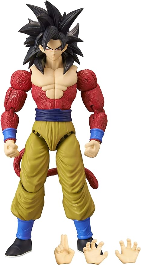 Dragon Ball Super - Dragon Stars - Super Saiyan 4 Goku, 6.5" Action Figure - Figurio