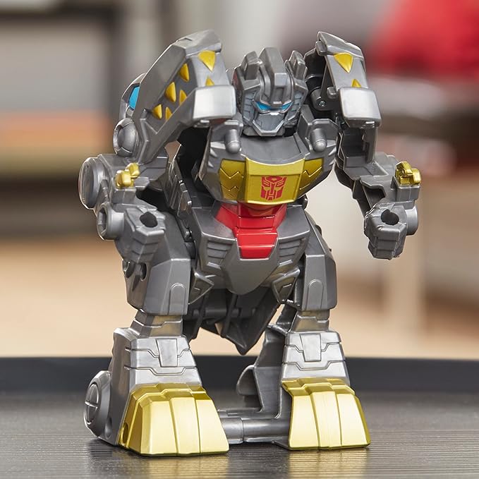 Transformers Classic Heroes Team Grimlock Converting Toy, 4.5-Inch Action Figure, for Kids Ages 3 and Up - Figurio