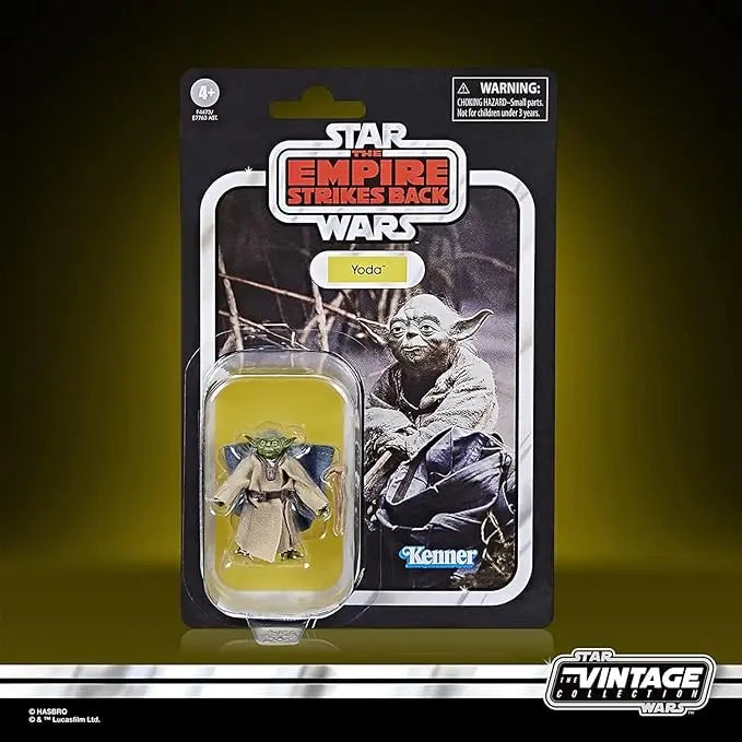 STAR WARS The Vintage Collection Yoda (Dagobah) Toy, 3.75-Inch-Scale The Empire Strikes Back Action Figure, Toys Kids 4 and Up - Figurio