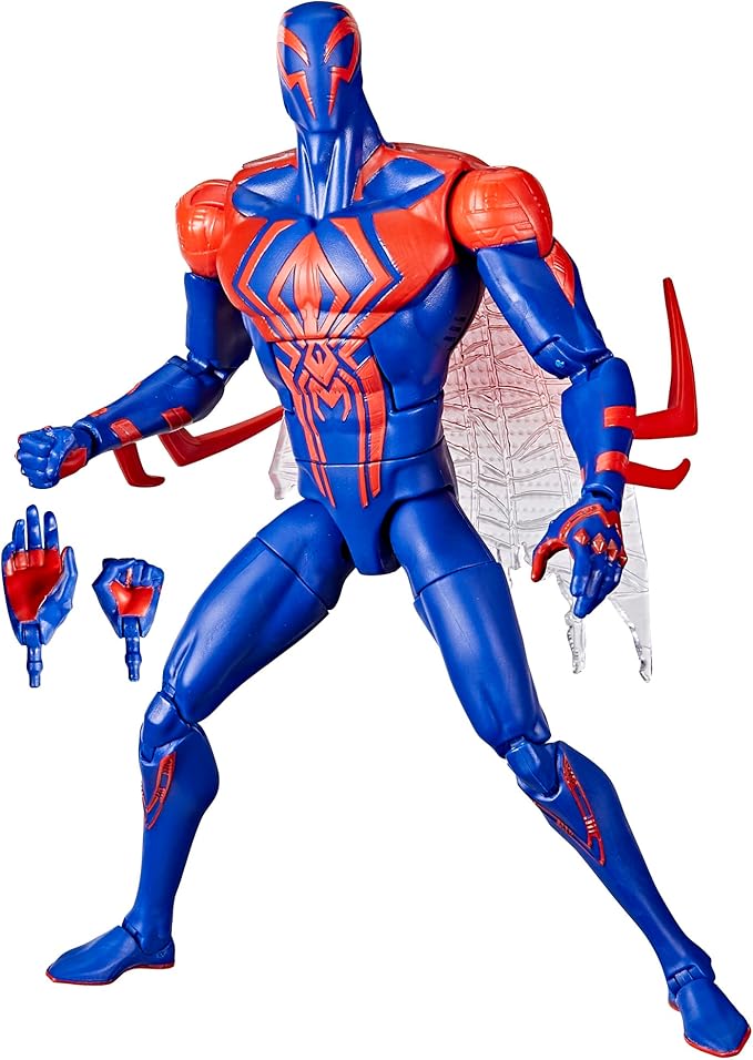 Marvel Legends Series Spider-Man: Across The Spider-Verse Spider-Man 2099 6-inch Action Figure Toy, 2 Accessories - Figurio