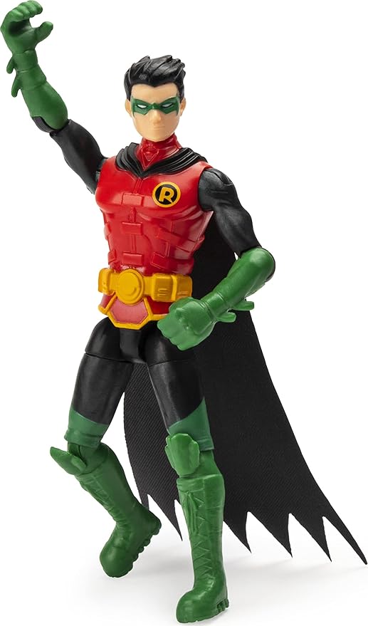 BATMAN, 4-Inch Robin and Nightwing Action Figures with 6 Mystery Accessories - Figurio