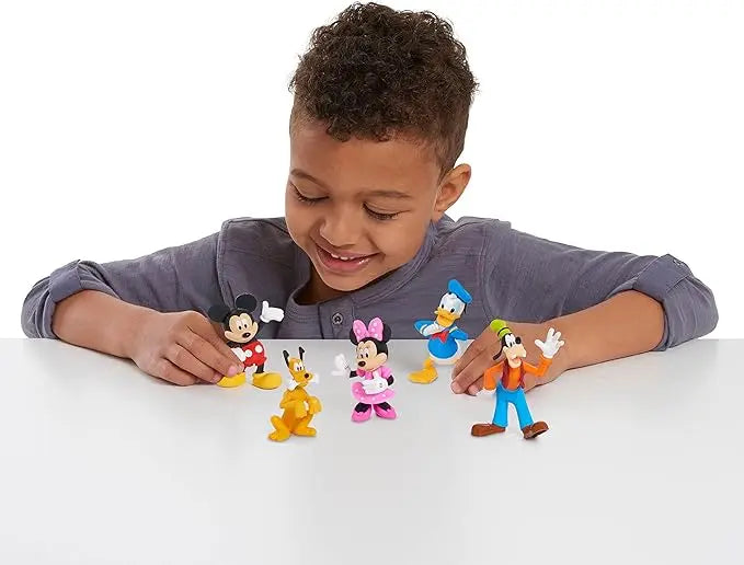 Disney Junior Mickey Mouse Collectible Figure Set, 5 Pack, 3-inch Collectible Figures, Kids Toys for Ages 3 Up by Just Play - Figurio