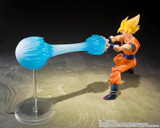 TAMASHII NATIONS - Dragon Ball Z - Super Saiyan Son Goku's Effect Parts Set - Teleport Kamehameha -, Bandai Spirits S.H.Figuarts Action Figure - Figurio