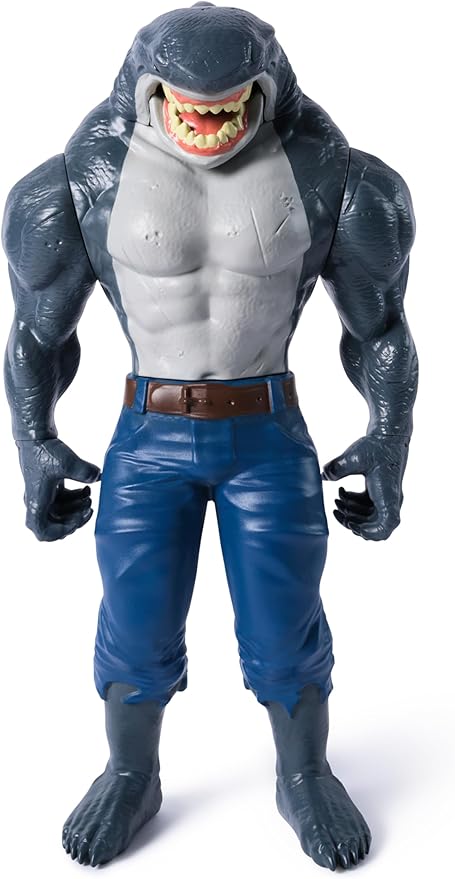 DC Comics, Batman Giant Series King Shark Action Figure, 12-inch Super Hero Collectible Kids Toys for Boys and Girls Ages 3+ - Figurio