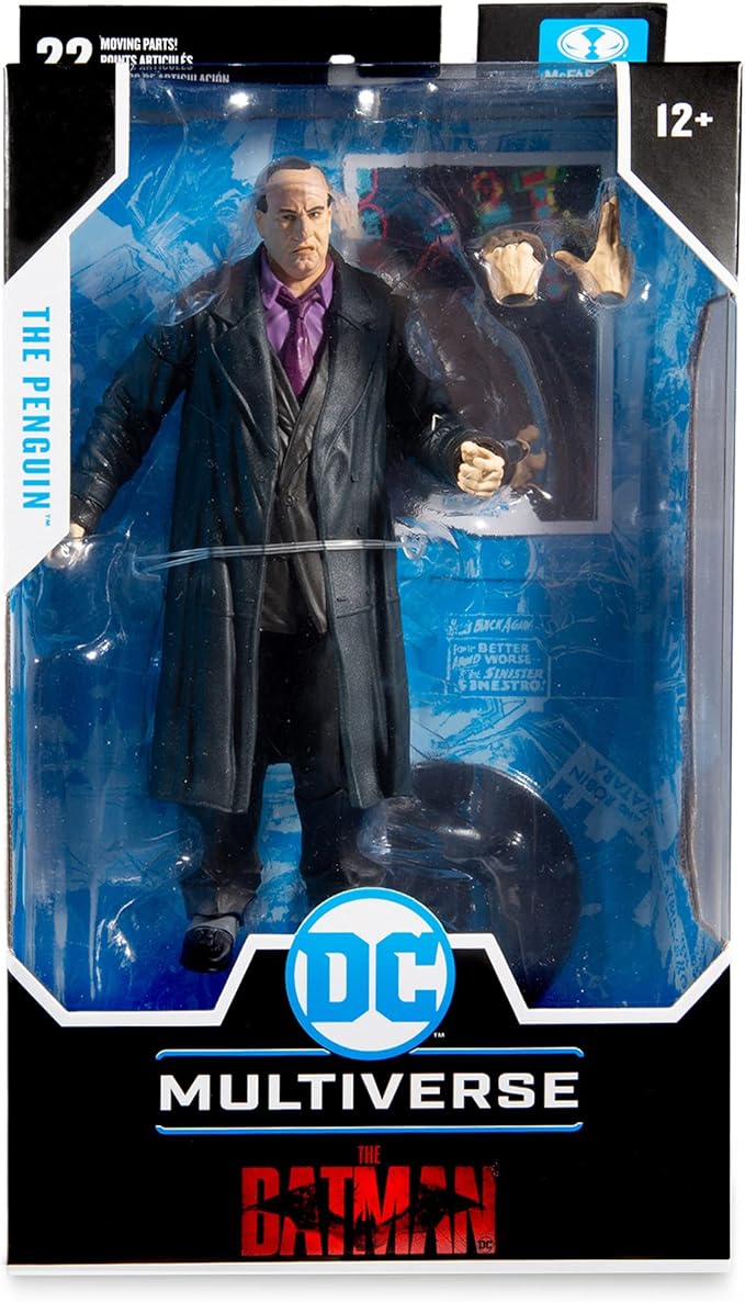 McFarlane Toys - DC Multiverse The Penguin Batman Movie 7" Action Figure with Accessories - Figurio