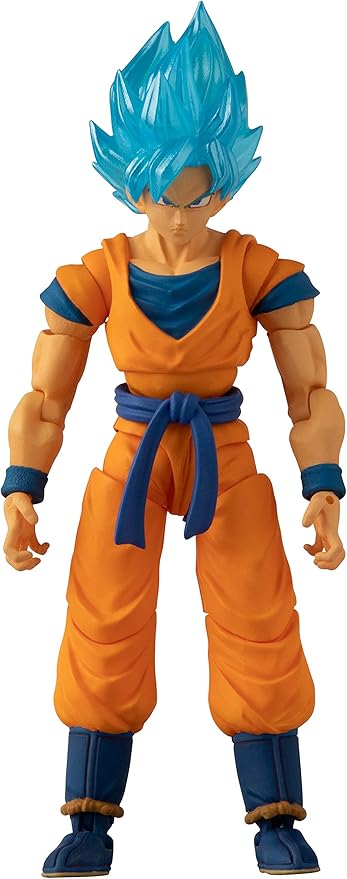 Bandai Namco - Dragon Ball Super - Super Saiyan Blue Goku, Dragon Ball Evolve 5" Action Figure - Figurio