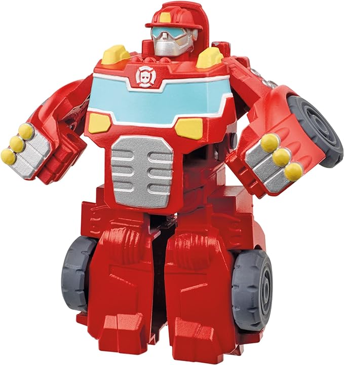 Transformers Playskool Heroes Rescue Bots Academy Team Heatwave The Fire-Bot Converting Toy, 4.5-Inch Action Figure, Ages 3 and Up - Figurio