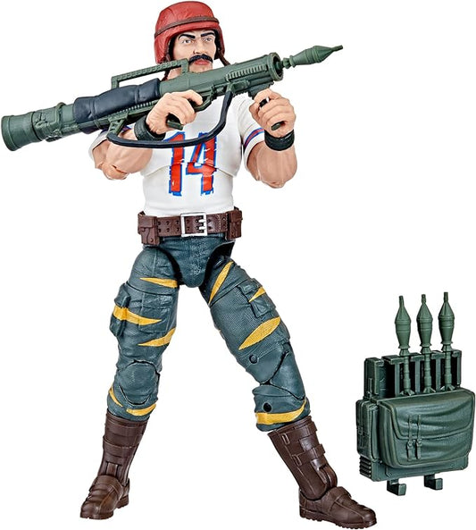 G.I. Joe Classified Series Figure, 6" Figure with Accessories - Tiger Force David L. Bazooka Katzenbogen - F4756 - Hasbro - Figurio