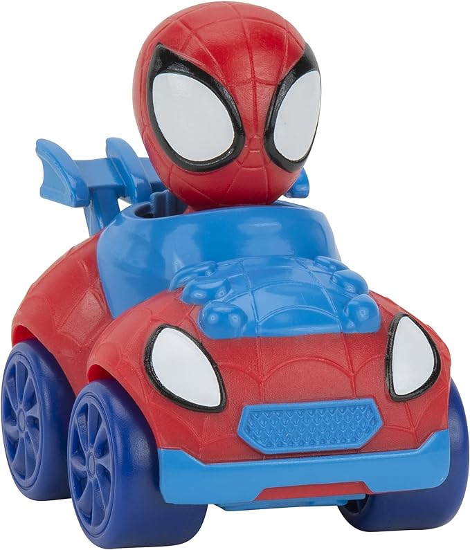 Marvel Spidey and His Amazing Friends 6 Pack - Six 2-Inch Amazing Mini Vehicles - Toys Featuring Your Friendly Neighborhood Spideys - Amazon Exclusive - Figurio