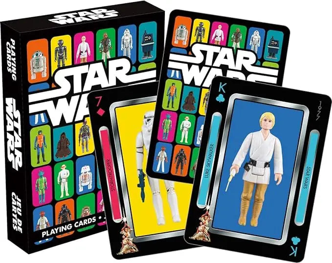 Star Wars Vintage Kenner Action Figures Playing Cards - Figurio