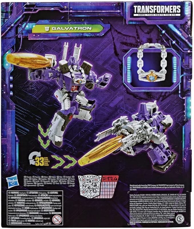 Transformers Toys Generations Legacy Series Leader Galvatron Action Figure - Kids Ages 8 and Up, 7.5-inch - Figurio