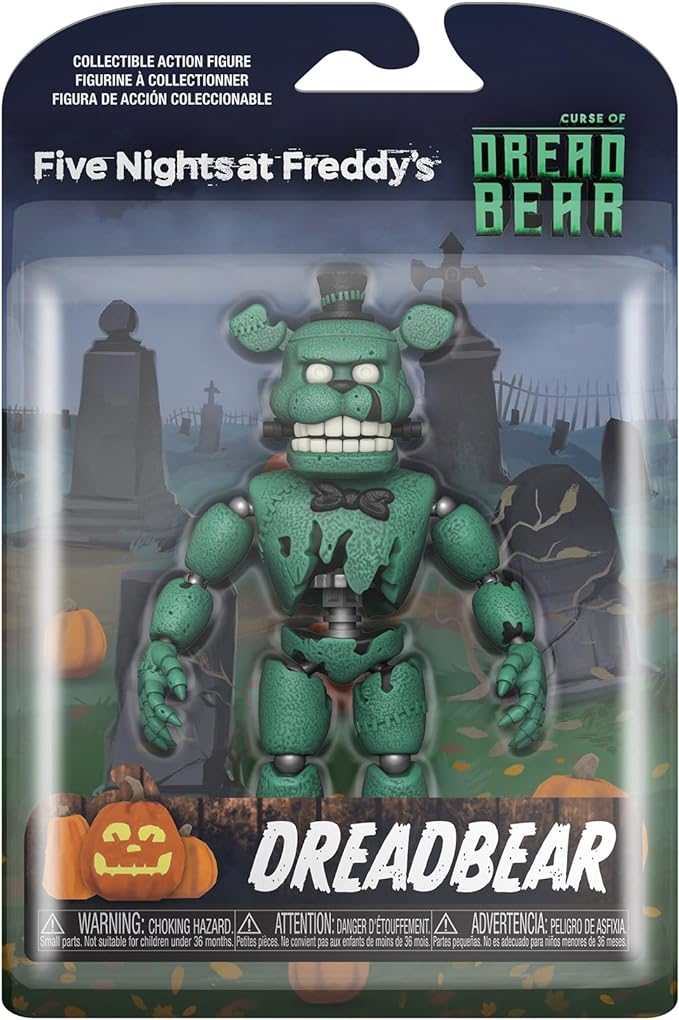 Funko Action Figure: Five Nights at Freddy's (FNAF) Dreadbear - Dreadbear - Collectible - Gift Idea - Official Merchandise - for Boys, Girls, Kids & Adults - Video Games Fans - Figurio