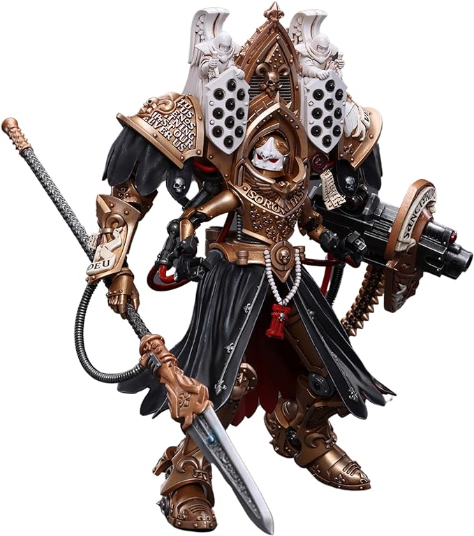 JOYTOY Warhammer 40K 1/18 Action Figure Adepta Sororitas Abbess Sanctorum Morvenn Vahl Anime Collection Model Gift - Figurio