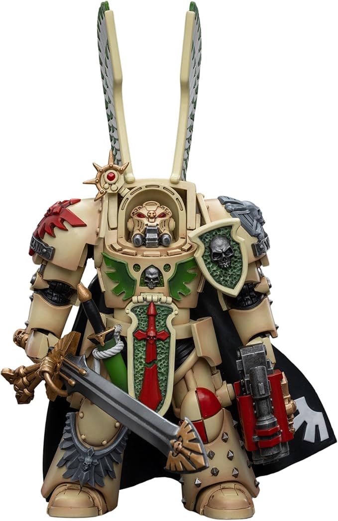 JOYTOY Warhammer 40,000 1/18 Action Figure Dark Angels Deathwing Strikemaster with Power Sword Collection Model Christmas Birthday Gifts - Figurio