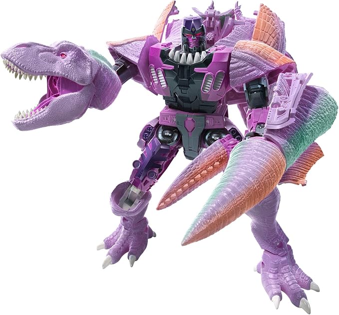 Transformers Toys Generations War for Cybertron: Kingdom Leader WFC-K10 Megatron (Beast) Action Figure - Kids Ages 8 and Up, 7.5-inch - Figurio