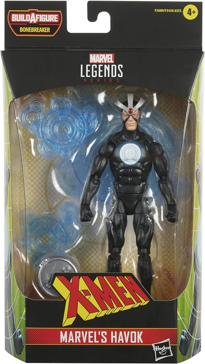 Marvel Legends Series X-Men Havok Action Figure 6-inch Collectible Toy,3 Accessories and 2 Build-A-Figure Parts - Figurio