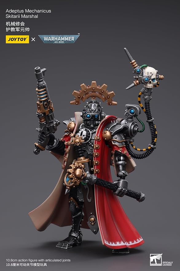 JoyToy Warhammer 40K: Adeptus Mechanicus Skitarii Marshal 1:18 Scale Action Figure - Figurio