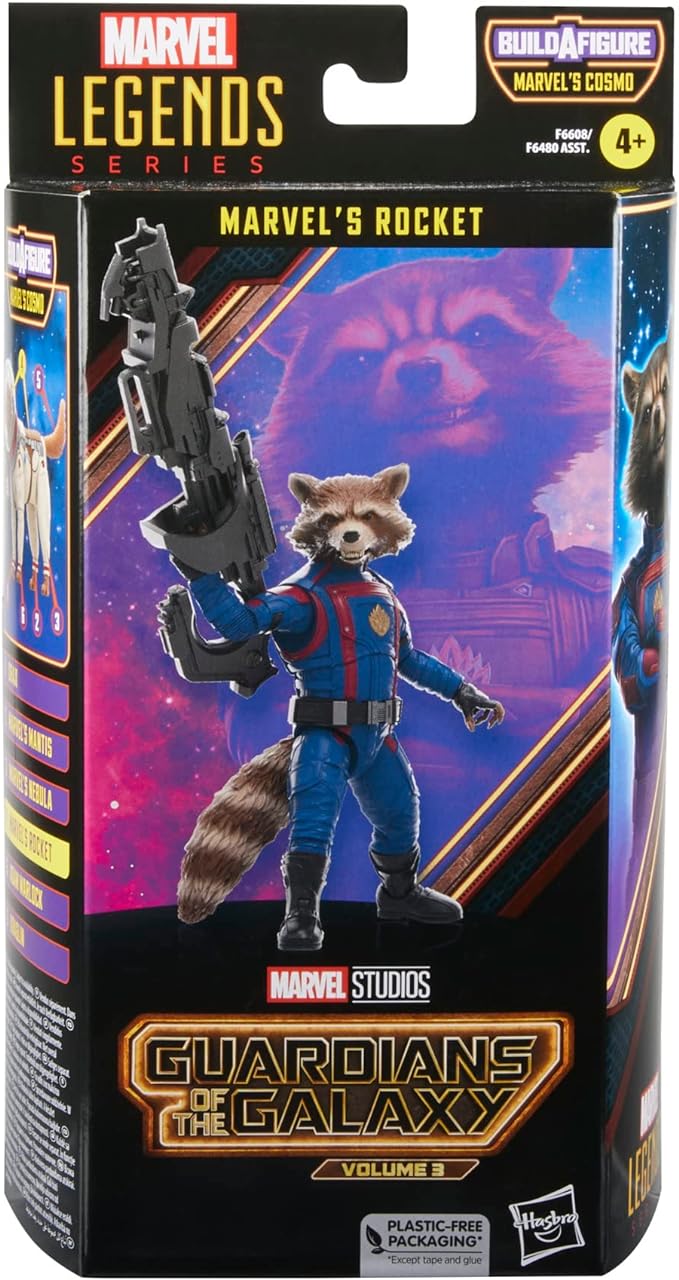 Marvel Legends Series Rocket, Guardians of The Galaxy Vol. 3 6-Inch Collectible Action Figures, Toys for Ages 4 and Up - Figurio