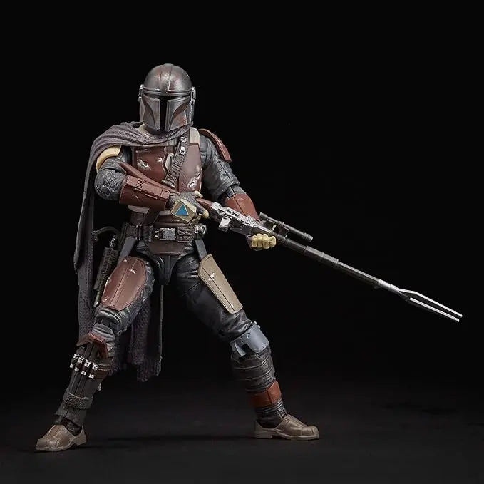 STAR WARS The Black Series The Mandalorian Toy 6" Scale Collectible Action Figure, Toys for Kids Ages 4 & Up - Figurio