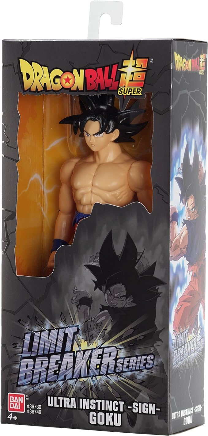 Bandai Namco - Dragon Ball Super - Ultra Instinct Goku Sign, Limit Breaker 12" Action Figure - Figurio