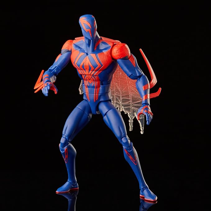 Marvel Legends Series Spider-Man: Across The Spider-Verse Spider-Man 2099 6-inch Action Figure Toy, 2 Accessories - Figurio