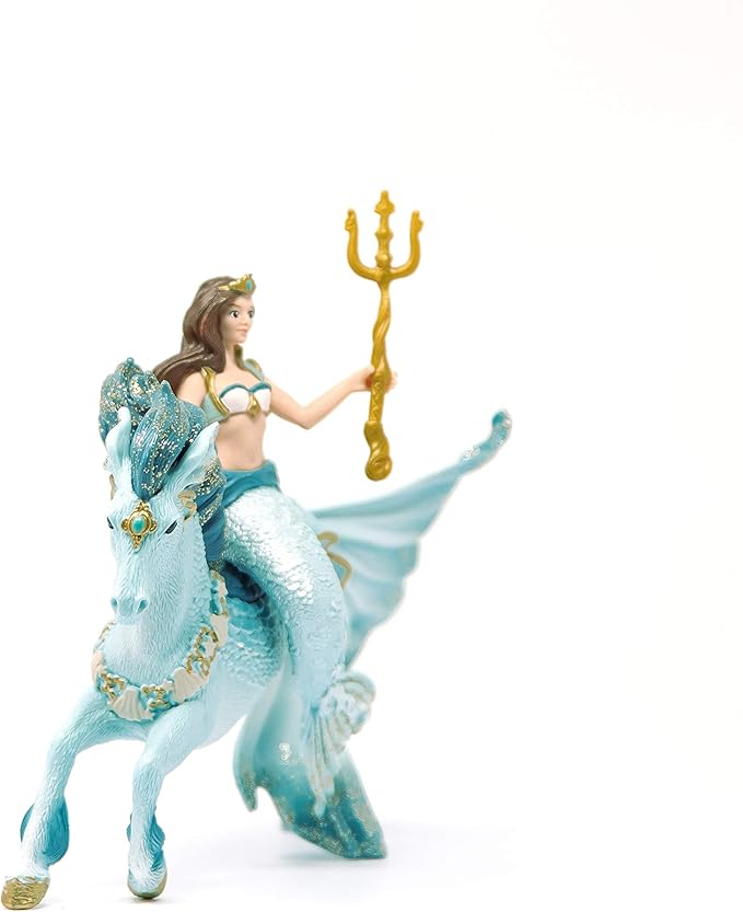 Schleich bayala, Mermaid and Unicorn Toys for Girls and Boys, Mermaid Eyela Figure with Underwater Unicorn Toy, Ages 5+ - Figurio