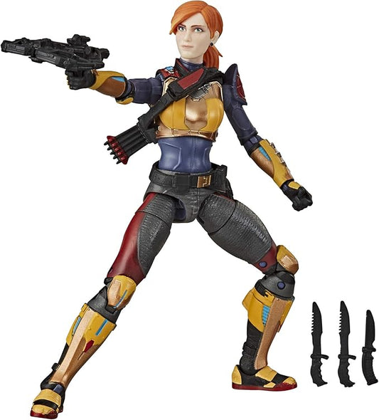 G.I. Joe Classified Series Scarlett Action Figure Collectible 05 Premium Toy with Multiple Accessories 6-Inch Scale with Custom Package Art (Deco May Vary) - Figurio