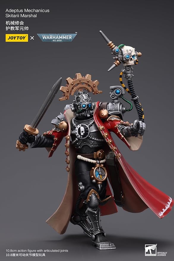 JoyToy Warhammer 40K: Adeptus Mechanicus Skitarii Marshal 1:18 Scale Action Figure - Figurio