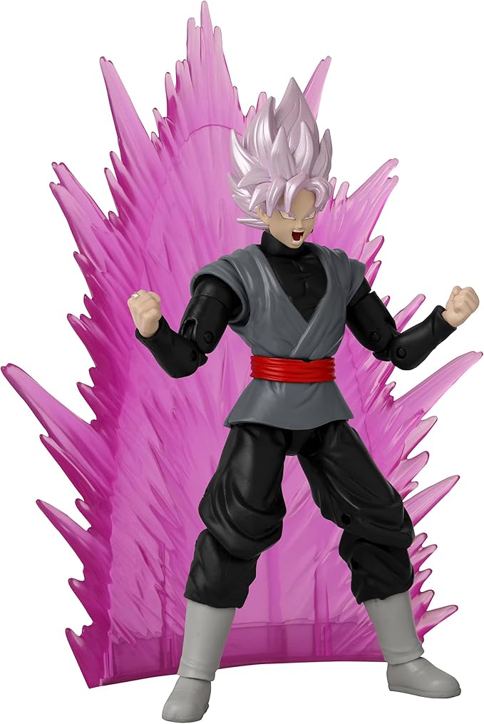 Dragon Stars Series - Dragon Ball Super - Goku Black Rose, 6" Action Figure Power Up Pack - Figurio