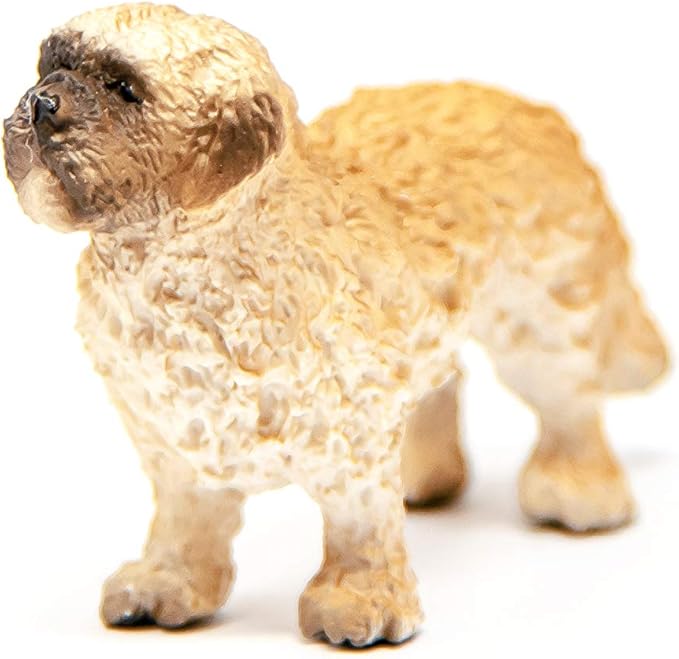 Schleich Farm World, Animal Toys for Kids, Shih Tzu Malteser Mix User Voted Animal Figurine, Ages 3+ - Figurio